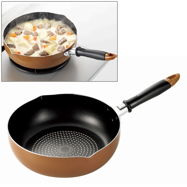 来栖けい 深型両口フライパン26cm