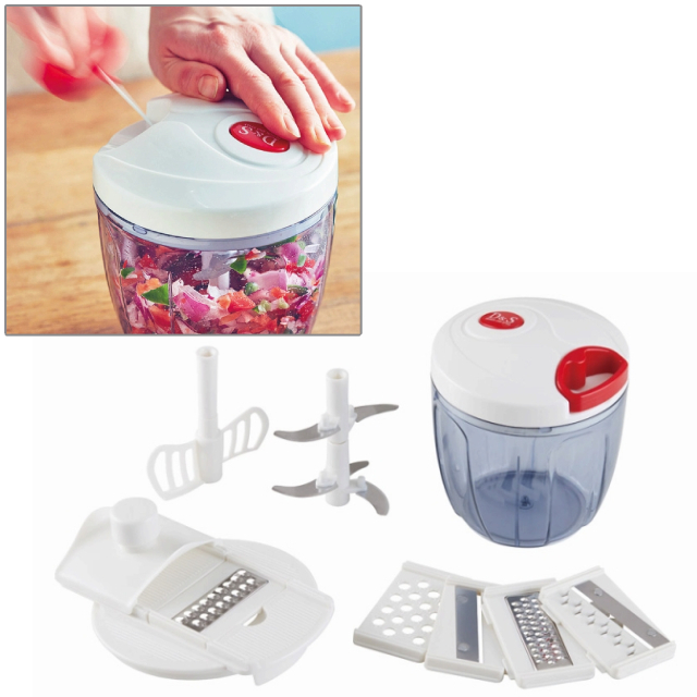 D&S マルチ・フードカッター チリレッド