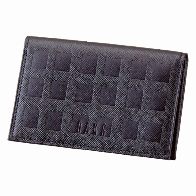 ダックス チェッカーエンボス 名刺入