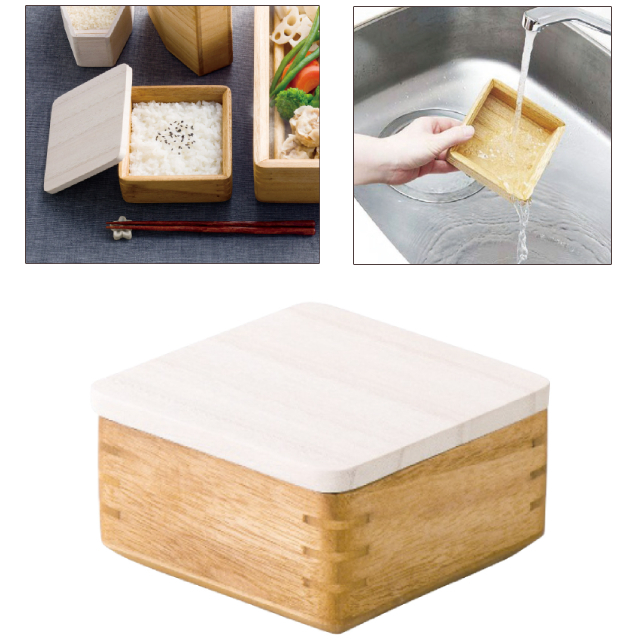 kirisai 桐のレンジでごはん鉢
