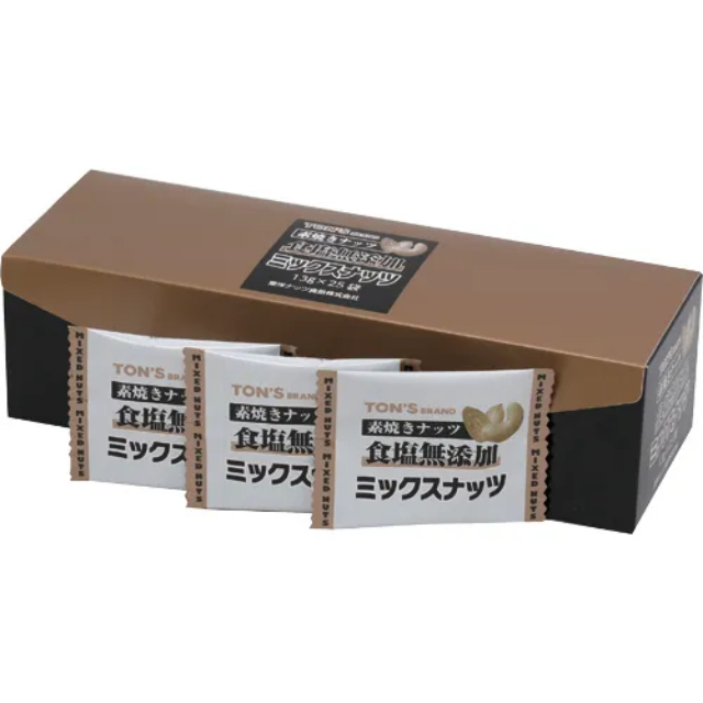 東洋ナッツ食品 素焼きミックスナッツ 1箱(25袋)