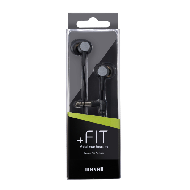 【マクセル】カナル型ヘッドホン「+FiT」 MXH-C130