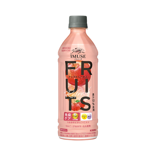 キリン イミューズ フルーツリフレッシュアップルミックス 500ml×24本
