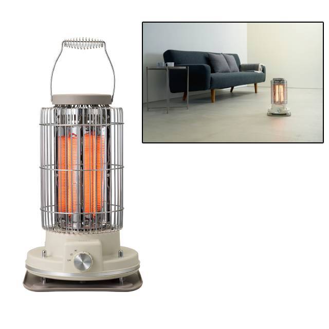 【アピックス】レトロカーボンヒーター ACH-490-IV