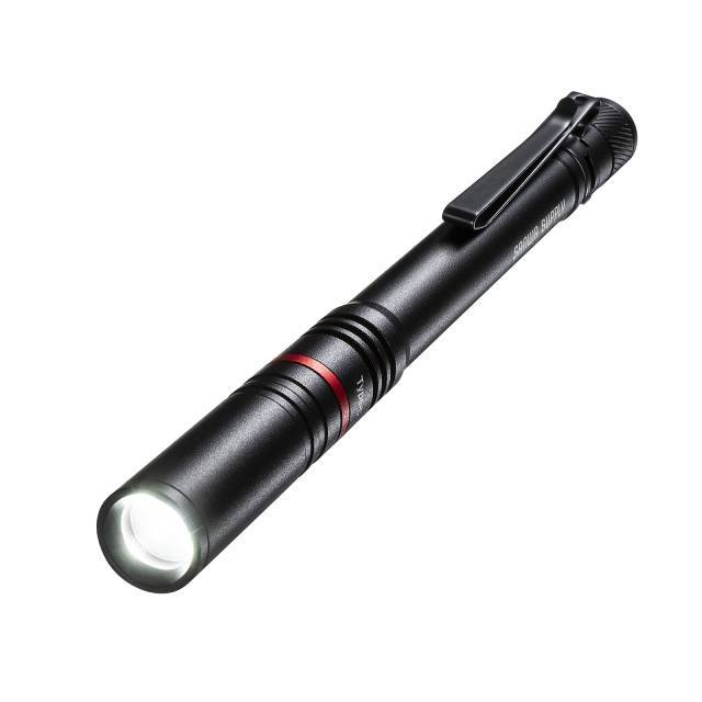【サンワサプライ】ペン型ライト ロングタイプ LED-PEN3BK