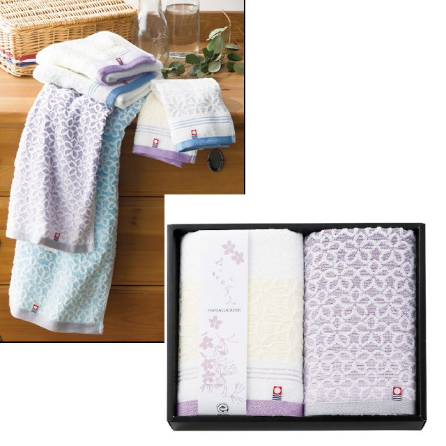 はながすみ フェイスタオル2枚セット