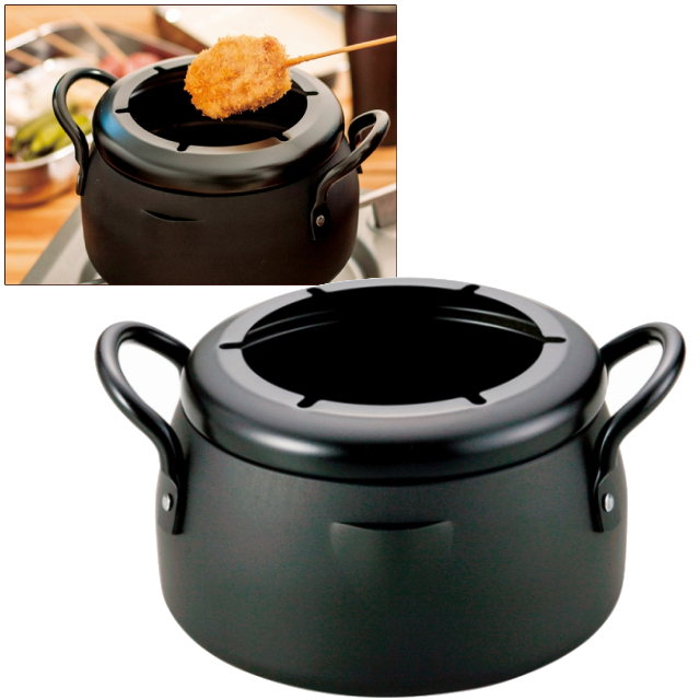 燕三 IH対応鉄串揚げ鍋16cm