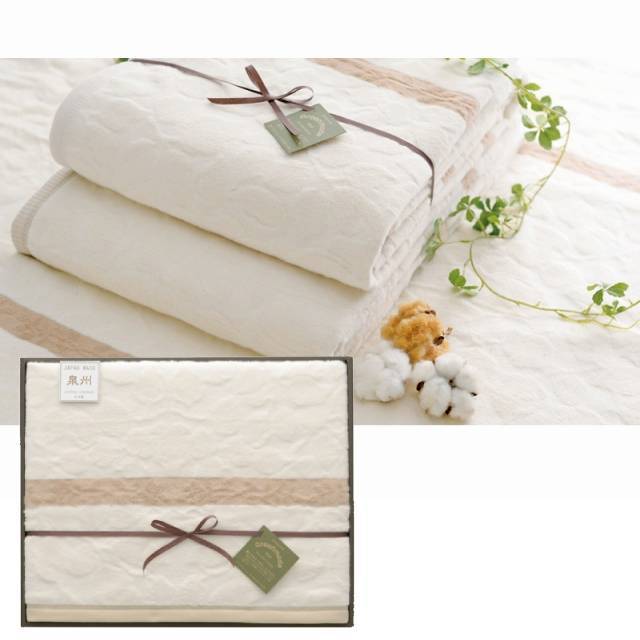 グリーンモード 泉州 エコリーフ 綿毛布(毛羽部分)