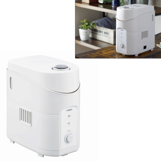 ツインバード スチーム式パーソナル加湿器