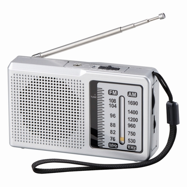 AM/FMポータブルラジオ