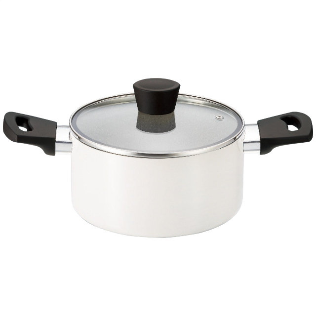 ククナ 日本製アルミ両手鍋20cm