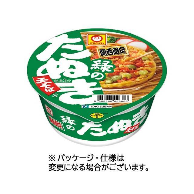 東洋水産 マルちゃん 緑のたぬき天そば(関西) 1セット(24食)