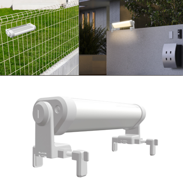 【ムサシ】ソーラー外壁・フェンスライト S-C1200L