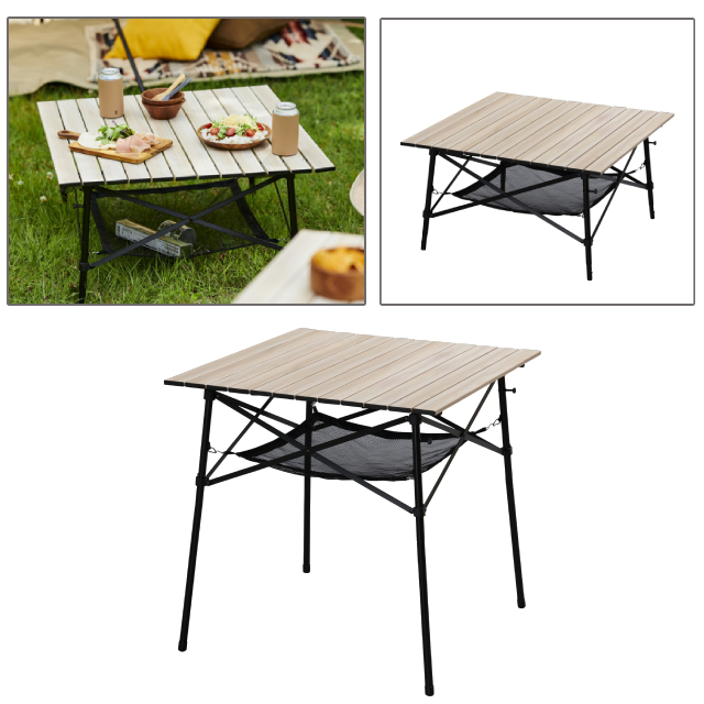 【アイリスオーヤマ】ウッドグレインテーブル WGT-700 ナチュラル