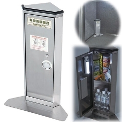 角利 エレベーター用防災備蓄キャビネット