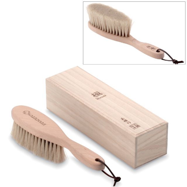 アートブラシ カシミヤ用洋服ブラシ 極